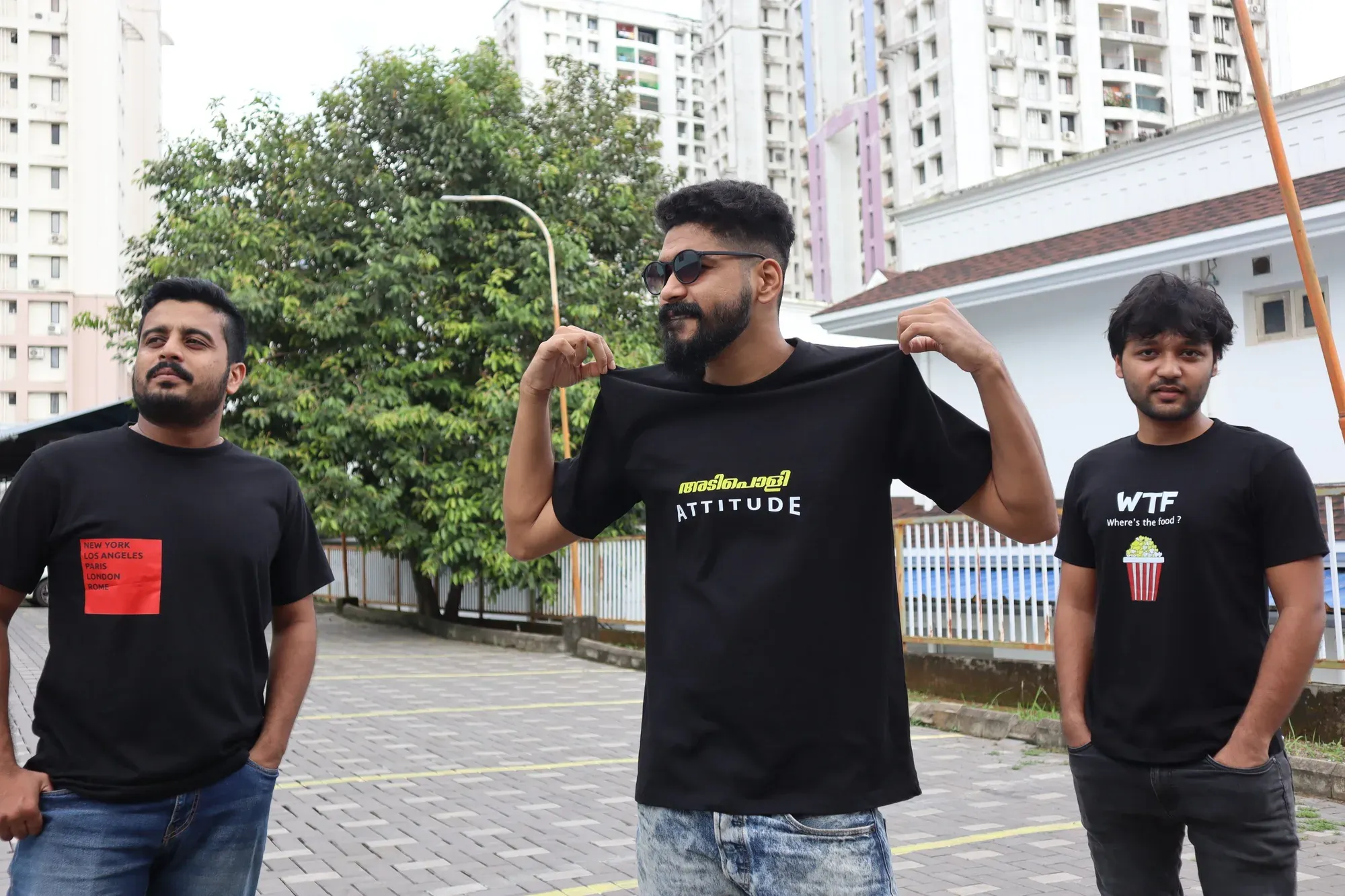 Custom printed team t-shirts