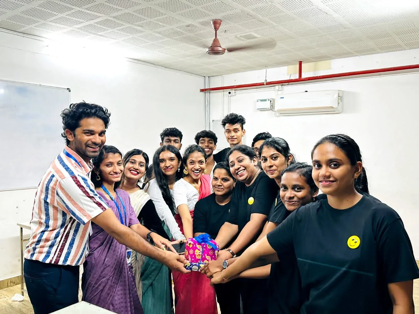 College event black tees